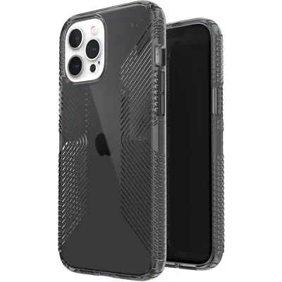 $40 • Buy 2 X Speck Presidio Perfect Clear And Black Grip Case IPhone 12 Pro Max 6.7 Inch