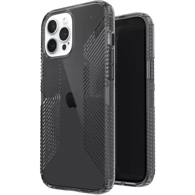 2 X Speck Presidio Perfect Clear And Black Grip Case IPhone 12 Pro Max 6.7 Inch • $40