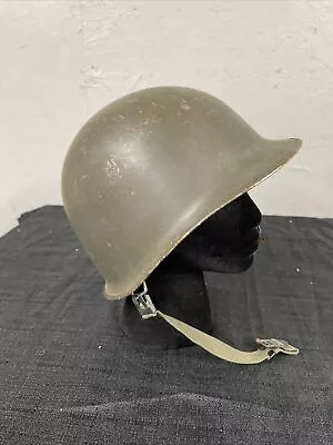 Vintage U.S. Military Army Steel Pot Combat Helmet M1 U-SCH-89 • $49.99