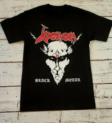 Venom Band Black Metal Tee Unisex T-Shirt Full Size Cotton Black T-Shirt • $16.99