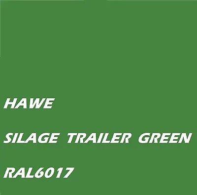 £24.19 • Buy Hawe Silage Green RAL6017  Agricultural Machinery Enamel Gloss Paint Brush Spray