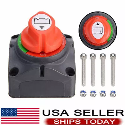 Battery Disconnect Switch Cut/Shut Off Marine Boat RV Camper 12V-48V For Car SUV • $12.52