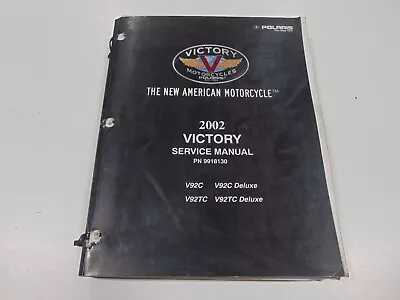 $109.24 • Buy M6 9918130 Victory V92C Deluxe V92TC Deluxe Service Manual 02 2002 AE