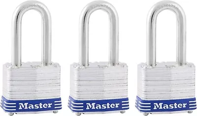 Master Lock Outdoor Padlocks Lock Set With Keys Keyed Alike Padlocks 3 Pack!! • $20.98