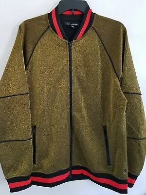 INC International Concepts Mens Large Gold Disco Track Jacket • $21.66