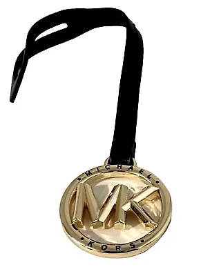 Michael Kors Smooth Leather/metal Handbag Charm  Black/gold  Nwot • $14.99