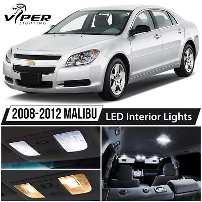 2008-2012 Chevy Malibu White LED Interior Lights Package Kit • $13.99