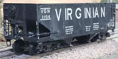 VINTAGE Mantua HO - Virginian Railroad 2-bay Coal Hopper (1940's/50s Release) • $29.95
