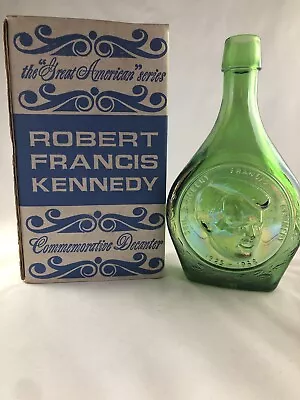 Vtg Wheaton Commemorative Decanter Great American Series - Robert F. Kennedy NOS • $12.90