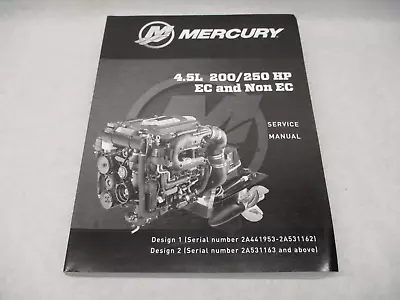 90-8M0178558 2021 Mercury Outboard Service Manual 4.5L 200-250 HP EC & Non EC • $87.50