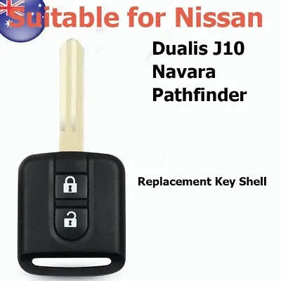Remote Car Key Shell Fob Suitable For Nissan Pathfinder Navara Dualis 2005-15 2B • $8.90