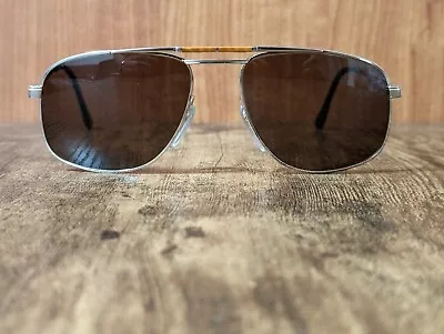 Vintage Zeiss 4100 Gold Pilot Sunglasses Made In Germany 58/27 # • $95