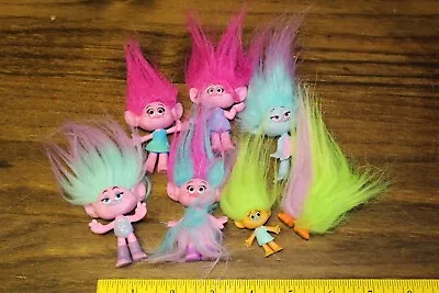 7 Troll Movie Figures Dreamworks Hasbro • $6.76