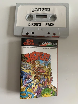 £4.99 • Buy Jasper Micromega Dixons Sinclair ZX Spectrum 48k 128k +2 See Pics For Condition
