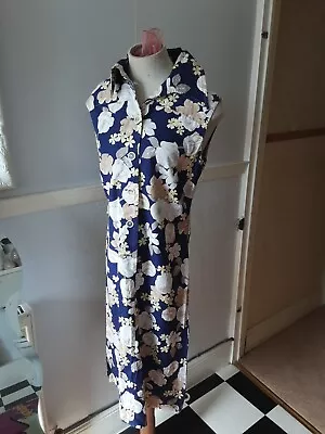 Horrockses Vintage Cotton Button Through Floral Dress Size 10 • £30