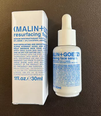 Malin + Goetz Resurfacing Serum Full Size 1 Ounce Serum NIB MSRP~ $70 #16 • $17.99