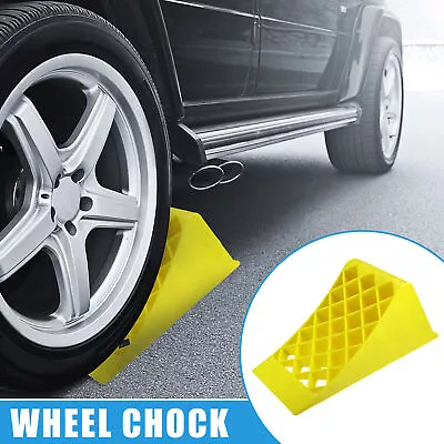 Wheel Chocks Blocks Plastic Metal For Car Trailers Yellow15.35 X6.30 X7.09  • $44.50