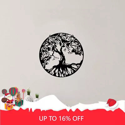 Tree Of Life Metal Wall Sign Family Love Stencil Laser Cut Metal Decorative • $41.07