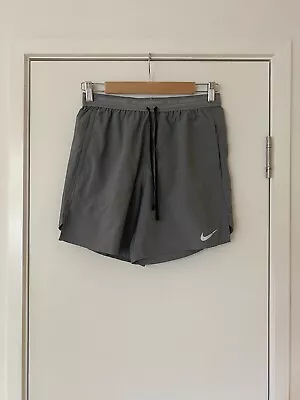 Nike Running Sweat Shorts Mens Size Small Grey Draw String Gym Activewear • $15