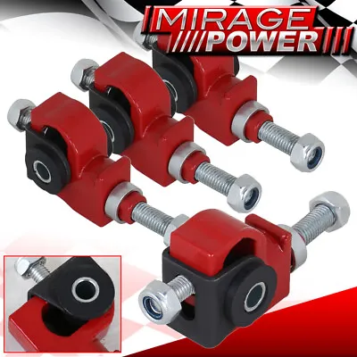 For 88-95 Honda Civic CRX Del Sol LX EX 4PCS Si Adjustable Front Camber Kit Red • $18.99