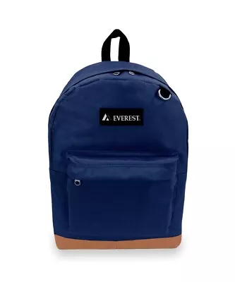 Everest Luggage Suede Bottom Backpack NAVY • $24.49