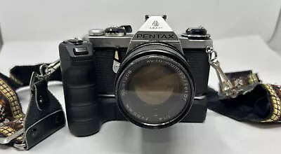 Pentax ME Silver SLR 35mm Film Camera Body With 1.4 55mm Auto Mamiya / Sekor • $74.99