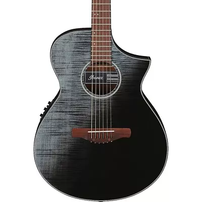 Ibanez AEWC32FM Thinline Acoustic-Electric Guitar Black Sunset Fade • $449.99