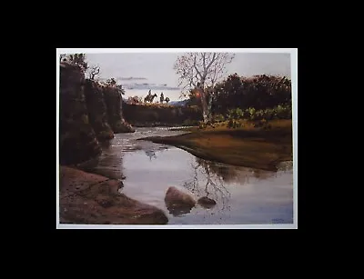 CLAY McGAUGHY Stopping Place Mason James River Texas Hill Country Art Print • $55.90