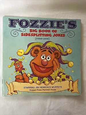 Muppets Fozzie's Big Book Of Sidesplitting Jokes Paperback Excellent Condition • $4.95