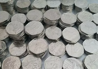 £179 • Buy Rare Valuable 50p Coins Fifty Pence Circulated Kew Garden Beatrix Potter Olympic