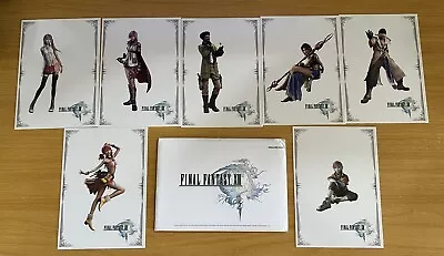 Final Fantasy XIII Collectible Postcard Set • $10
