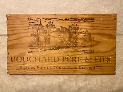 1 Rare Wine Wood Panel Bouchard Père & Fils Vintage CRATE BOX SIDE 1/24 86b • $8.95