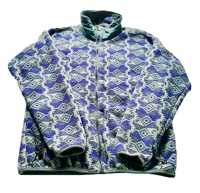$69.99 • Buy VTG Columbia Southwest Full Zip Fleece Jacket USA Made Patagonia-Like Large Men