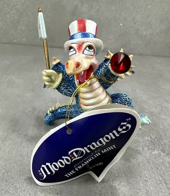 Franklin Mint MOOD DRAGONS Figure Figurine Sparky July D5E3681 Limited Edition • $48