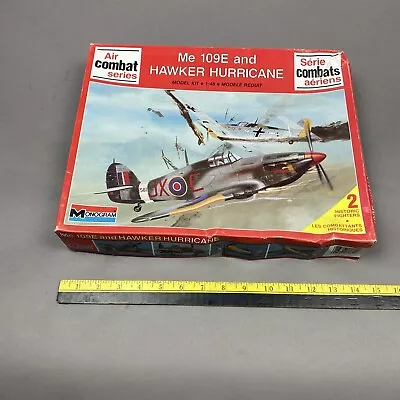 Monogram 1/48 WW2 European Theater Air Combat Series: Me 109E & Hawker Hurricane • $14.99