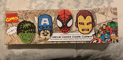 New Williams Sonoma Marvel Cookie Cutters Hulk Iron Man Capt America Spider Man  • $11.50