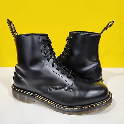 💥Dr. Martens Doc England MIE Rare 90's Vintage Black 1460 Boots UK12 US13💥 • $224