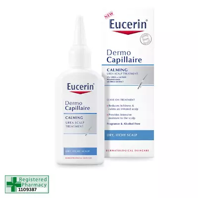 Eucerin Dermo Hair Care Scalp Treatment - Dry & Itchy Urea Scalp Treatment 100ml • £12.39