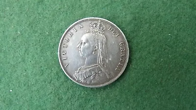 £110 • Buy Solid Silver Queen Victoria 1887 Jubilee Head Half Crown