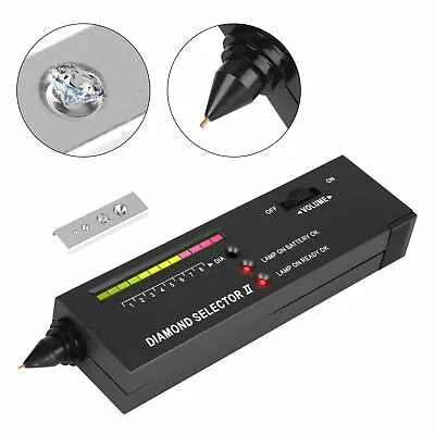 £10.79 • Buy Gold Silver Diamond Tester Selector Gemstone Testing Kit Digital Electronic Tool