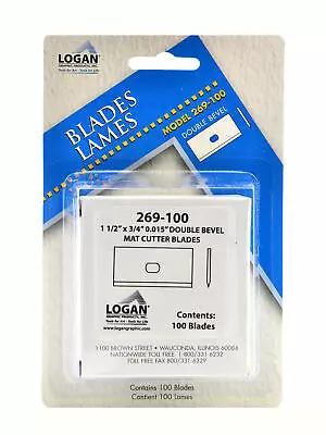 Logan Graphic Products Mat Cutter Blades - Pack Of 100 No. 269 • $39.95