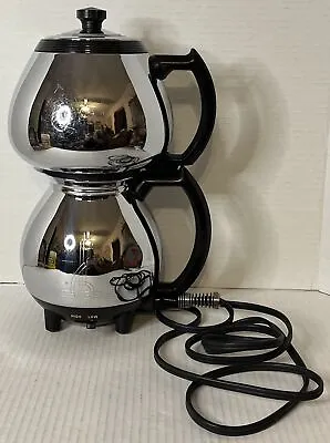 Sunbeam Chrome Coffeemaster Electric Siphon Automatic Vacuum Coffee Maker C30 • $53