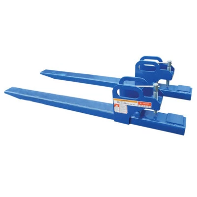 $314 • Buy Front End Bucket Loader Forklift Clamp On Fork Extension 1350 Kg Tractor Bobcat