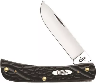 $34.99 • Buy CASE XX KNIFE- SODBUSTER Jr. Black JIGGED Synthetic HANDLES  #18229 - 3 5/8 