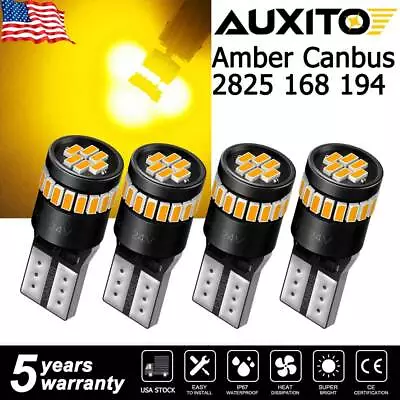 Auxito T10 168 194 W5W Amber LED Side Front Marker Light For Chevy Malibu Tahoe • $20.22
