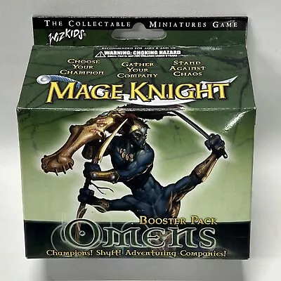 SEALED Mage Knight Omens Booster Pack Wizkids 2005 Premium Booster Pack • $24.95