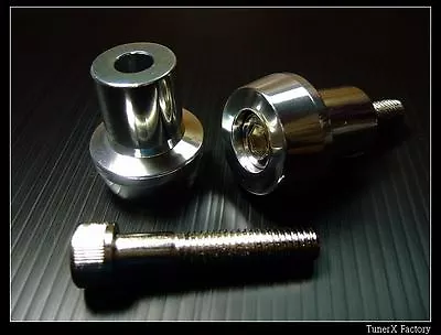 $7.99 • Buy KAWASAKI CHROME 10mm Swingarm Sliders Spools ZX9R ZX10R ZX12R ZX14R NINJA 250 SL