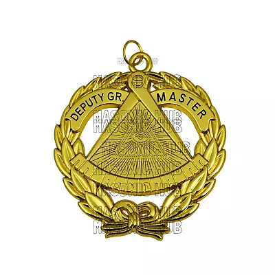  Grand Lodge Deputy Grand Master Collar Jewel - Masonic Regalia  • $24.99