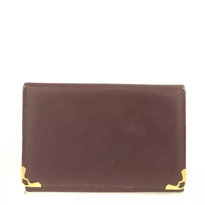 Must De Cartier Leather Card Case/9Y0181 • $1
