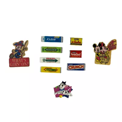 Wrigley's Gum Candy Disney Vintage Magnets Lot Refrigerator Vintage Collectibles • $102.41